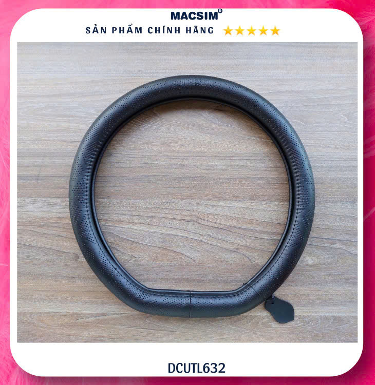 Bọc vô lăng cao cấp VF6- VF7 Macsim mã DCUT L632 cỡ nhỏ nhất lõi cao su non