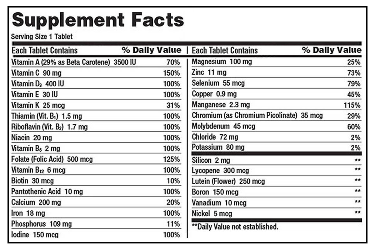 Vitamina Tổng hợp Kirkland Daily Multi Vitamins - Mỹ - QuaTangMe Extaste