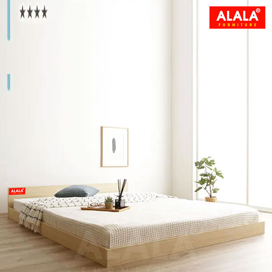 Giường thấp ALALA40 / Miễn phí vận chuyển và lắp đặt tận nơi/ Đổi trả 30 ngày/ Sản phẩm được bảo hành 5 năm từ thương hiệu ALALA/ Chịu lực 700kg