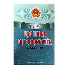 Sách Luật lực lượng dự bị động viên năm 2019