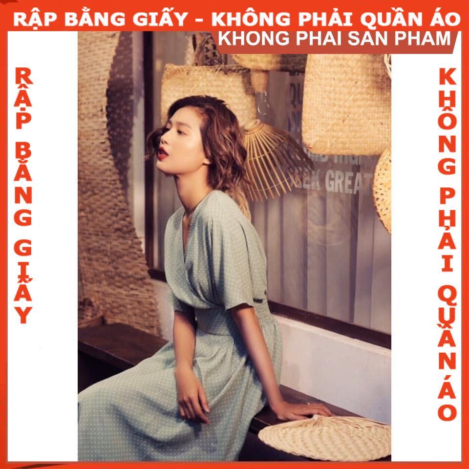 Rập giấy đầm tay liền 875 (BẢN VẼ)