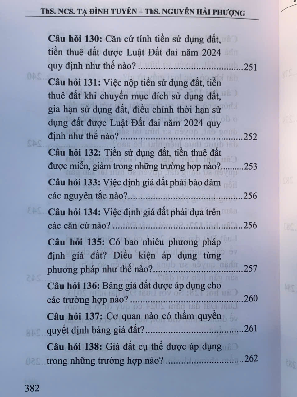 200 câu hỏi và trả lời về Luật Đất đai năm 2024