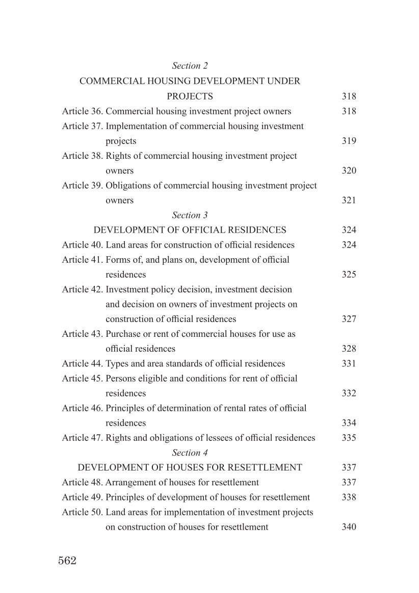 Luật nhà ở 2023 (song ngữ Việt Anh) The 2023 Housing Law (Vietnamese -English)