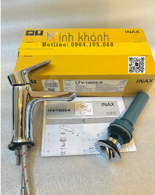 Vòi chậu chính hãng Inax LFV-1402S-R series 1400