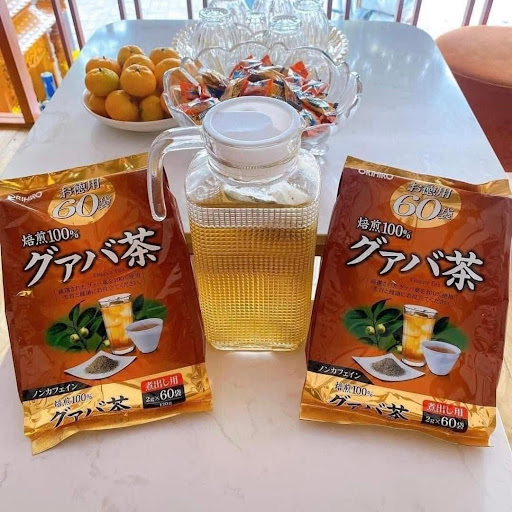 Trà ổi Hỗ Trợ Giảm Câ.n, Giúp Giải Độc, Thanh Lọc Cơ Thể Orihiro Nhật Bản Gói 60 Túi Nhật Bản