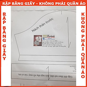 Rập jum cánh tiên cho bé - Rập giấy mã R405 (BẢN VẼ)