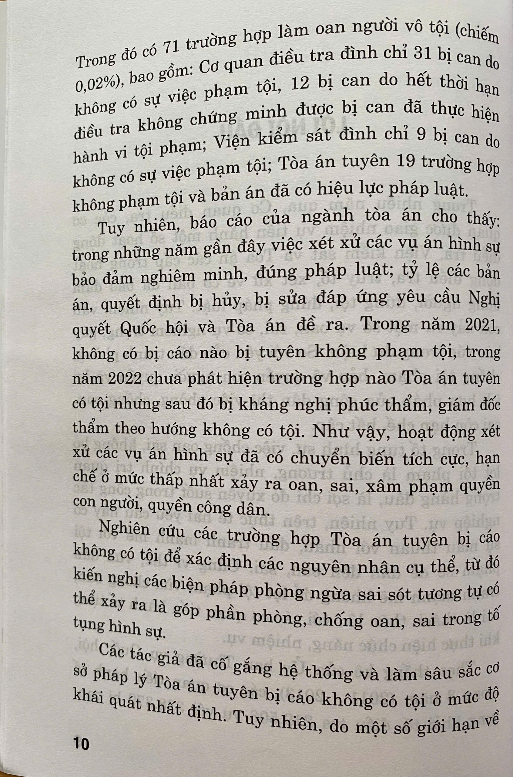 Toà Án Tuyên Bị Cáo Không Có Tội