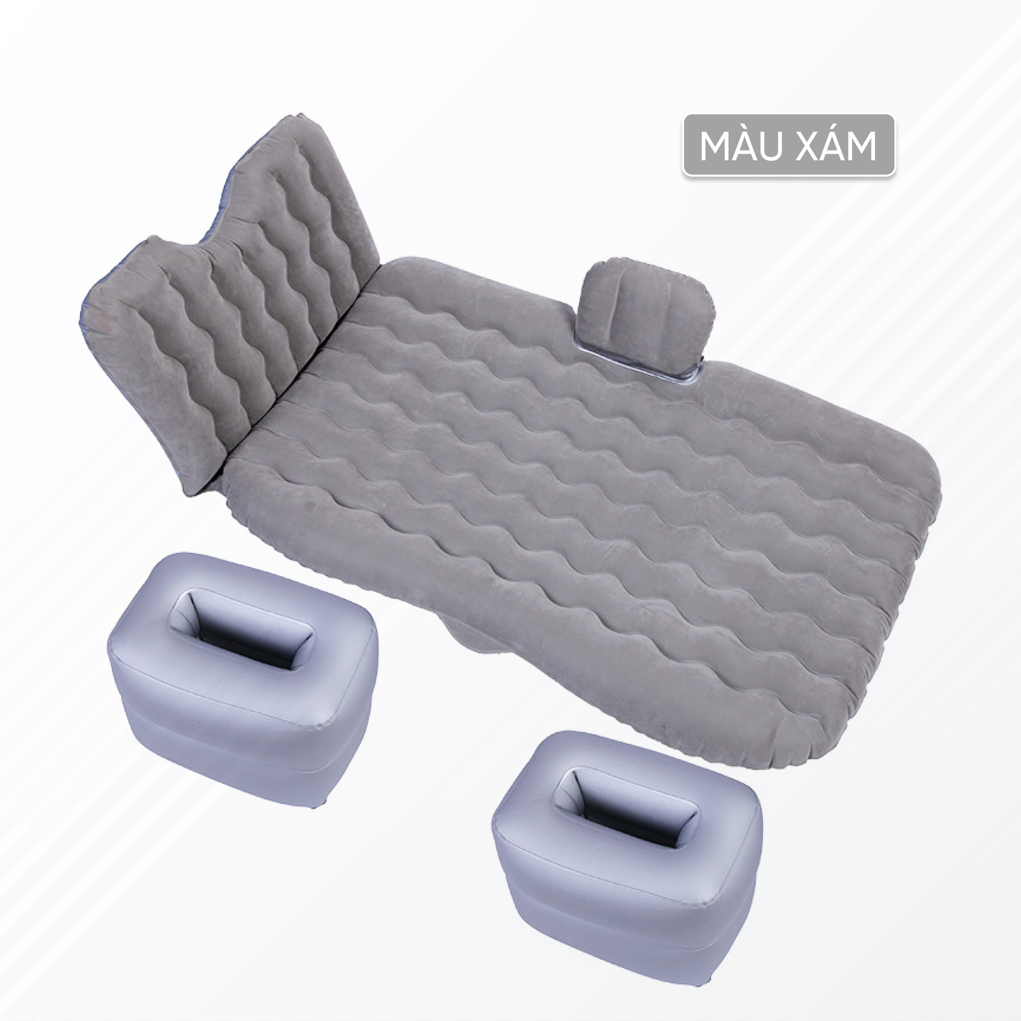 Giường Nệm Đệm Hơi Ô Tô Cao Cấp PHIÊN BẢN MỚI dùng cho Xe Hơi 4 đến 7 chỗ (bán tải, sedan, SUV, ...)