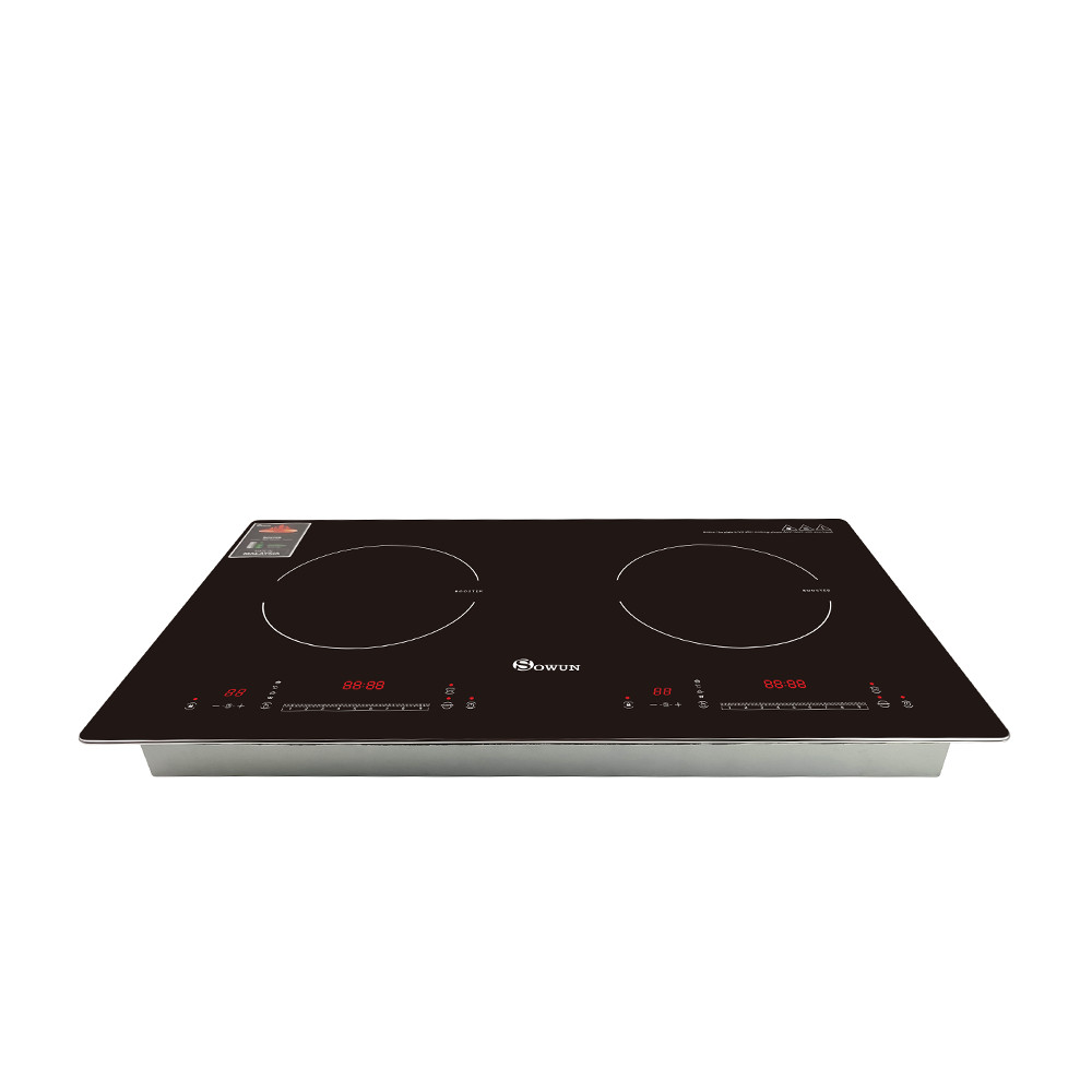 Bếp Điện Từ Đôi Nhập Khẩu SOWUN SW1220 ,Mặt Kính CERAMIC Cao Cấp Chịu Được Nhiệt Độ Cao