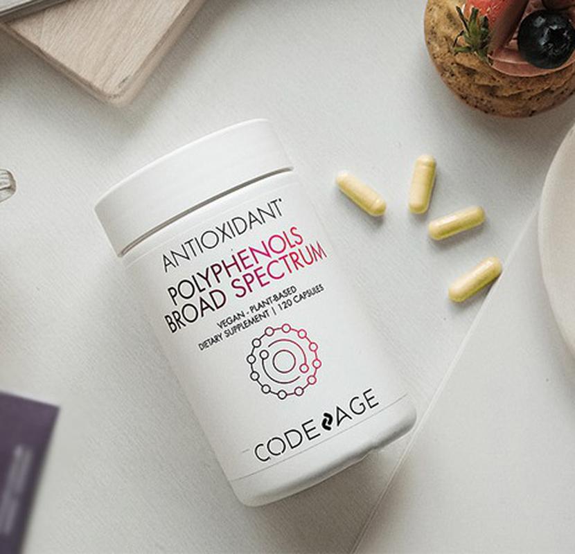 Viên uống chống nắng Codeage Polyphenols Broad Spectrum (120 viên)