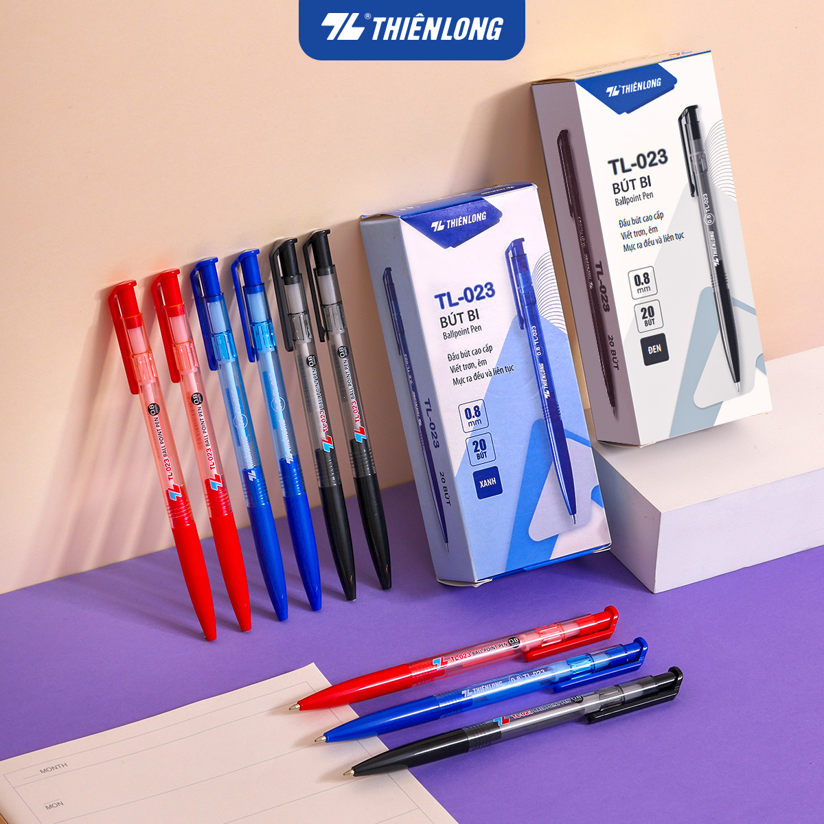 Combo 20 cây Bút Bi Thiên Long TL-023