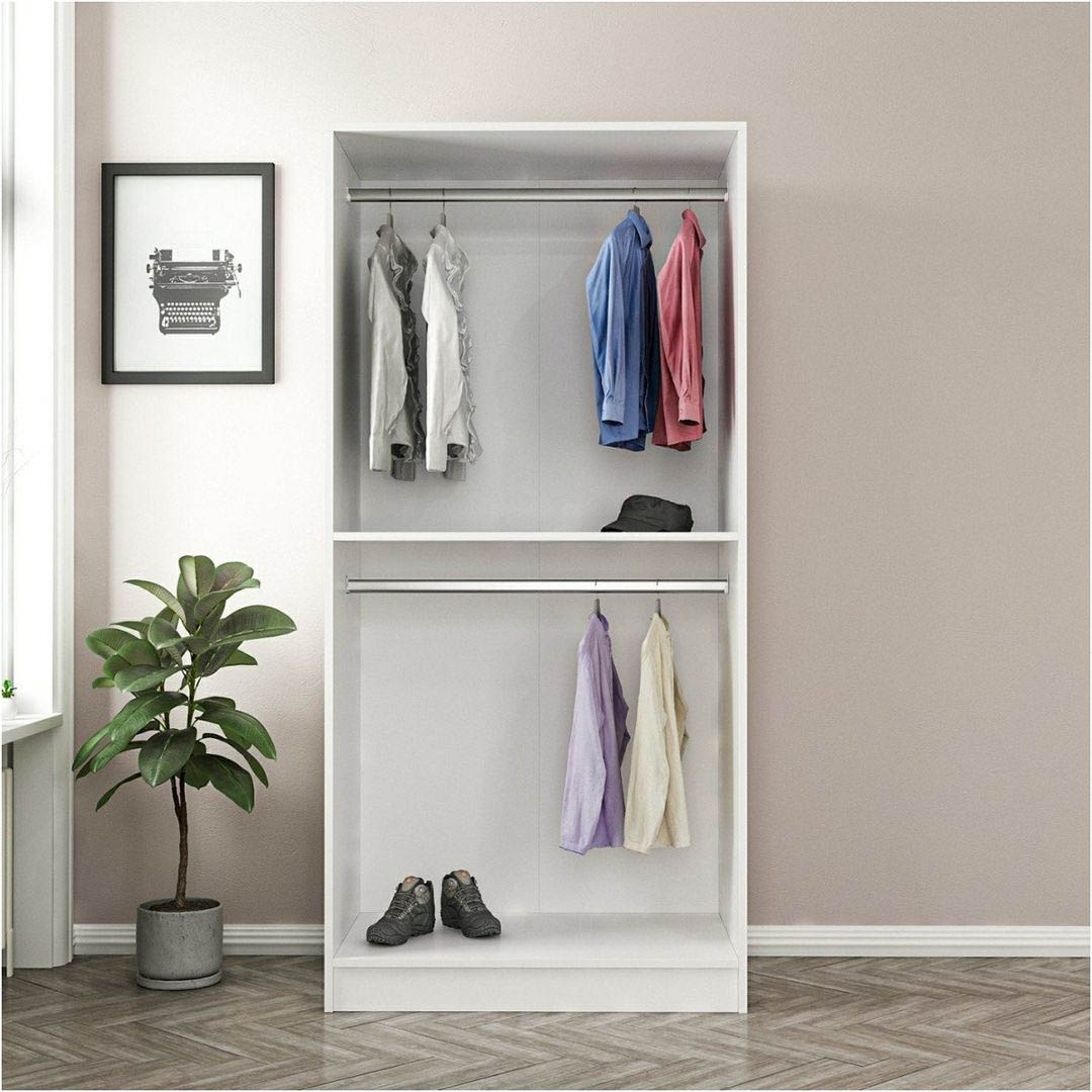 Tủ quần áo 2 cánh nhỏ gọn SMLIFE Cituma