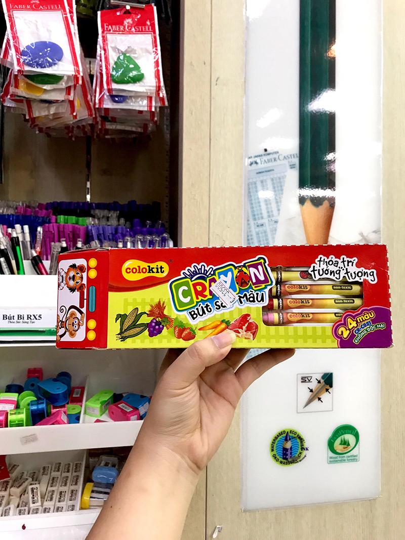 Sáp Màu Thiên Long CR-C021 (24 Màu)