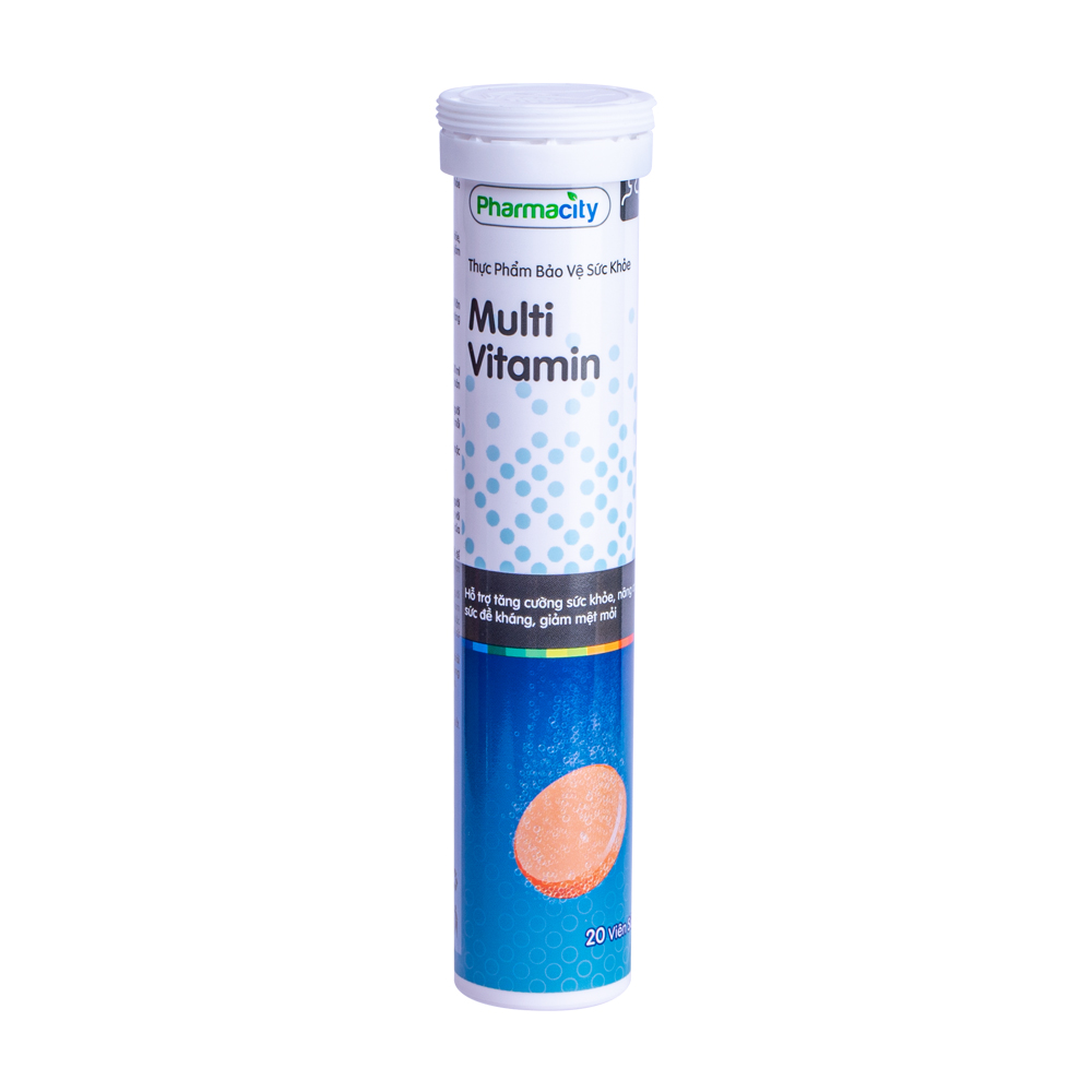 Thực phẩm Pharmacity bảo vệ Sức Khỏe Multi Vitamin (Tuýp 20 viên)