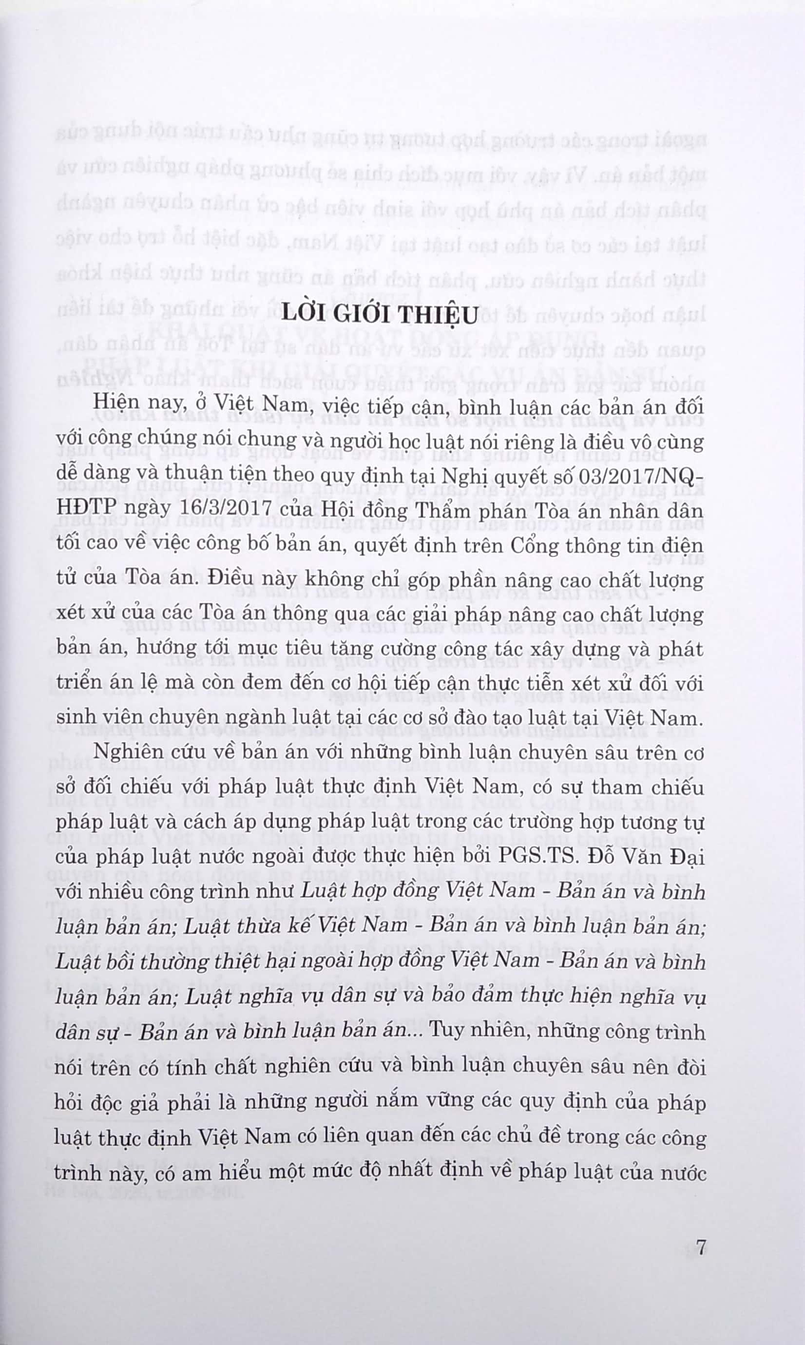 Nghiên Cứu Và Phân Tích Một Số Bản Án Dân Sự
