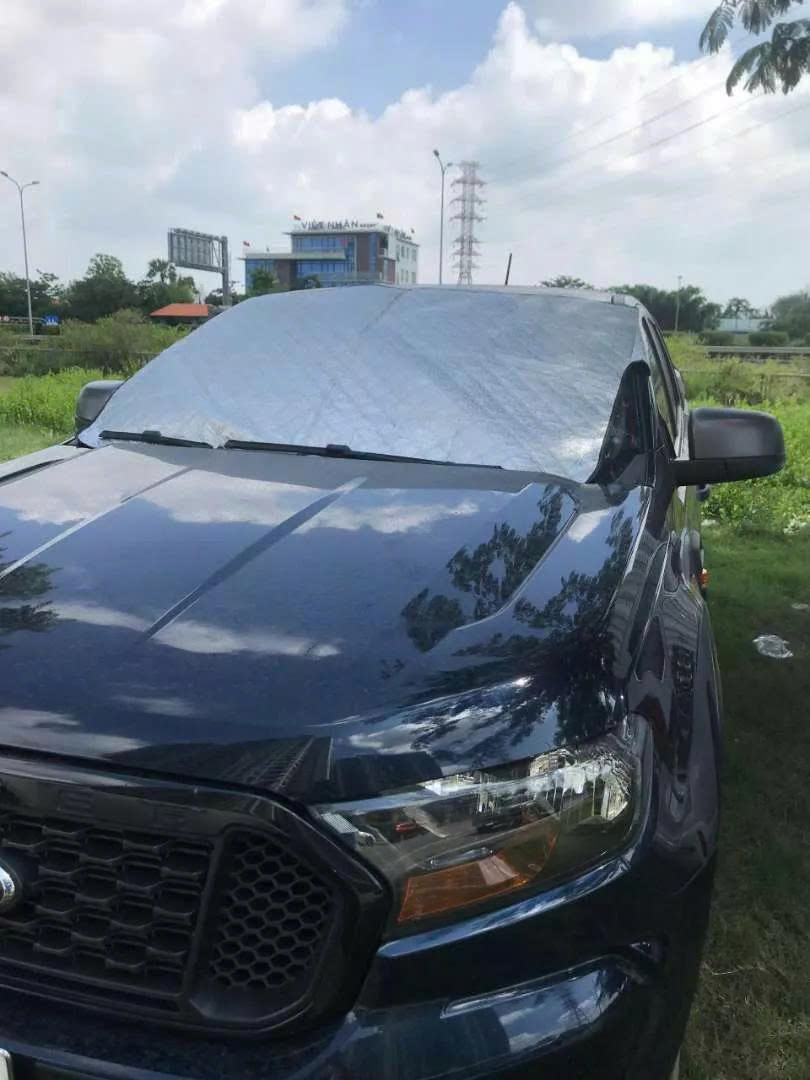 Bạt Che Nắng Kính Lái Ô Tô Chống Nóng 3 Lớp cao cấp (xe 5 chỗ và xe 7 chỗ) kèm túi xách sang trọng