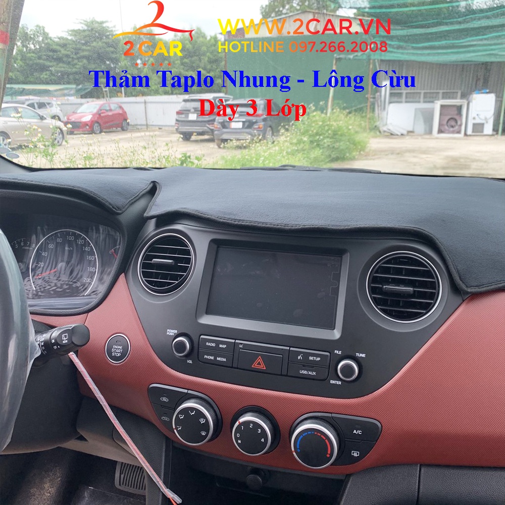 Thảm taplo chống nóng xe Vinfast Fadil 2019-2023 da CACBON cao cấp