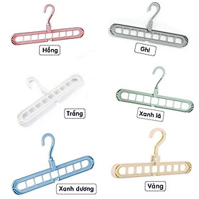 Móc phơi quần áo đa năng 9 lỗ