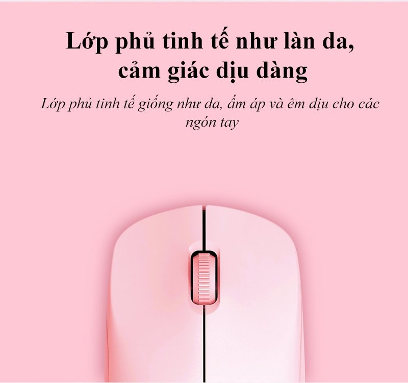 Chuột Newmen F007 Không Dây (Hồng) (F300) – Hàng Chính Hãng