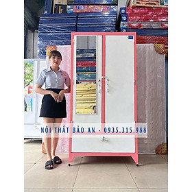 Tủ sắt sơn tĩnh điện hộc bậc 1m8x90cm - Free ship HCM