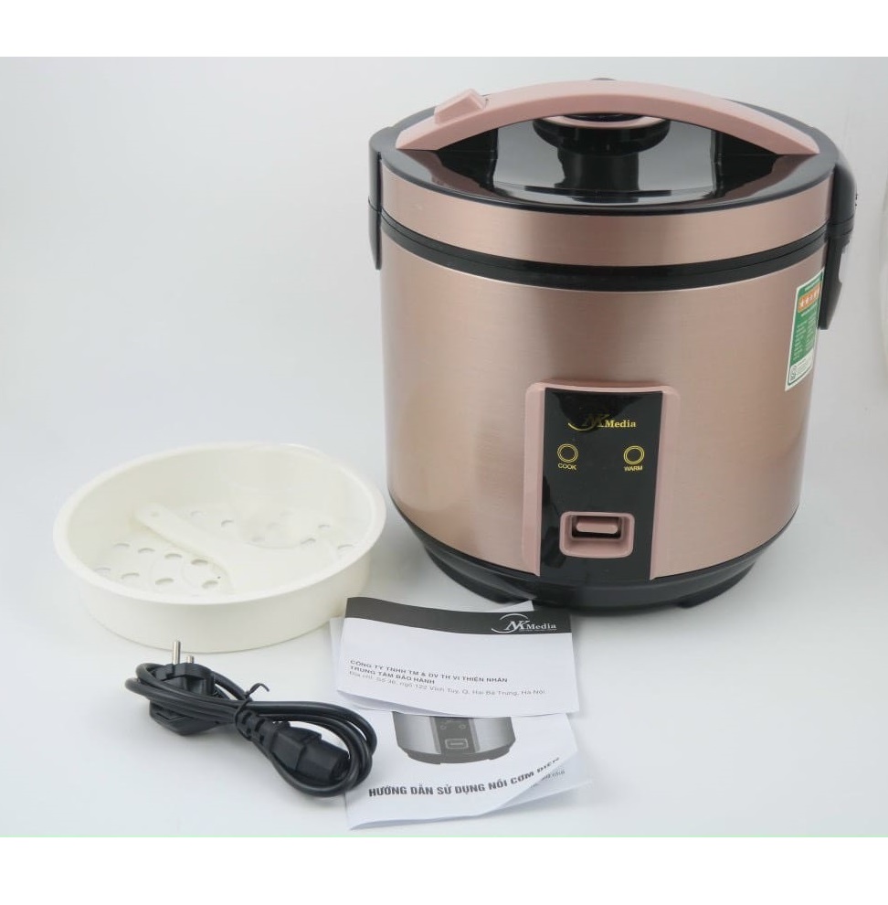 Nồi Cơm Điện NK Media MD-NC3079 3 Lít - Màu Ngẫu Nhiên - Hàng Chính Hãng
