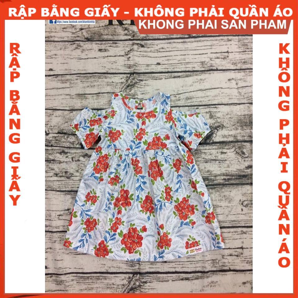 Rập giấy A0 đầm bé gái mã R100 (BẢN VẼ)