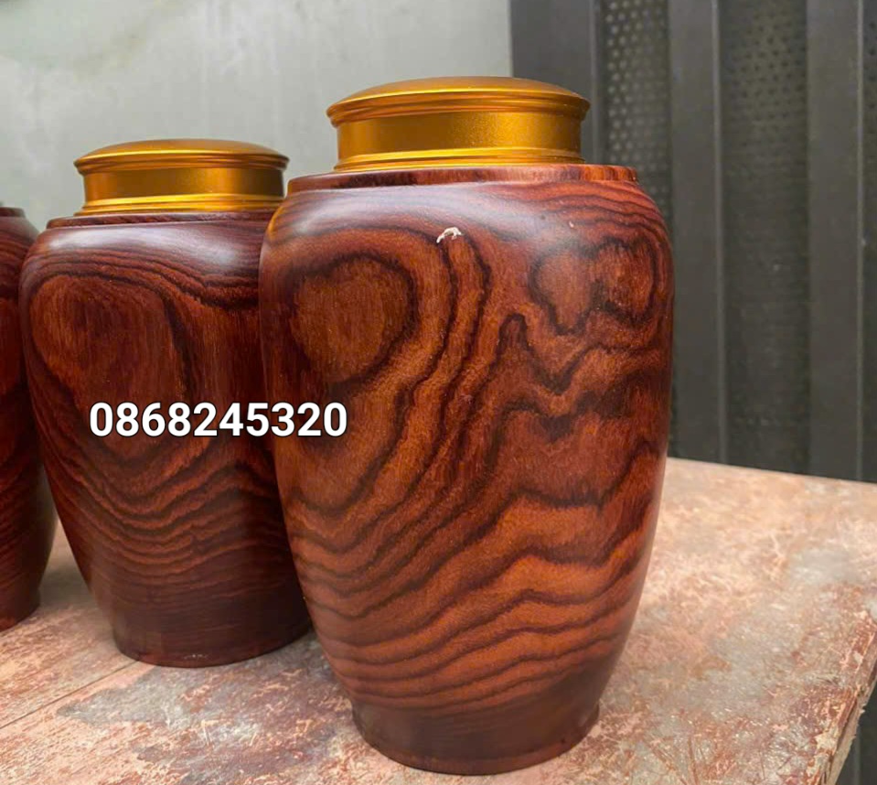 Hộp đựng trà ( chè ) bằng gỗ trắc kt cao 20×11cm