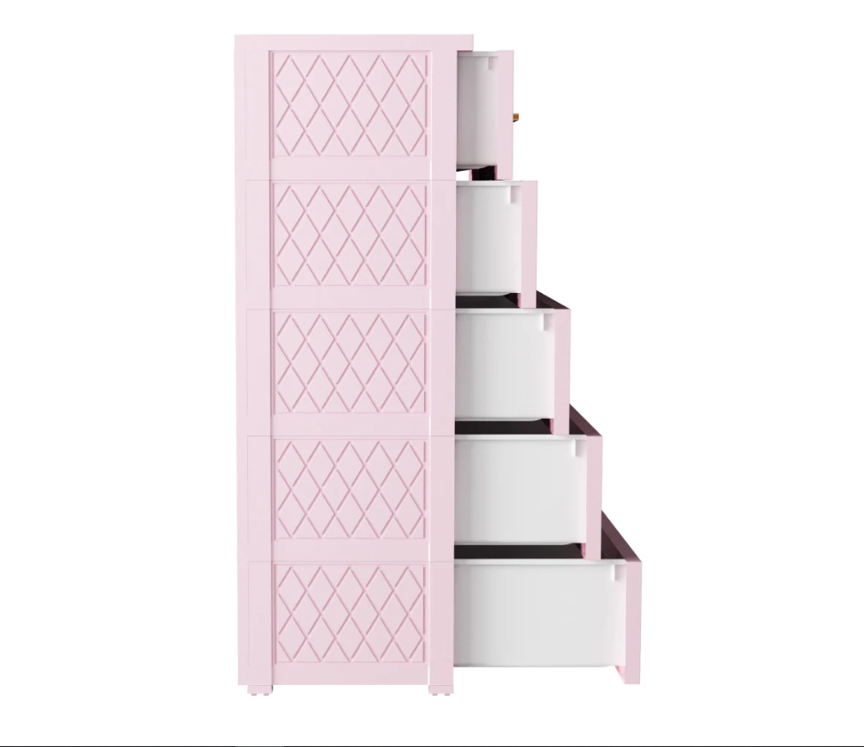 Tủ nhựa 5 tầng Qui Phúc D