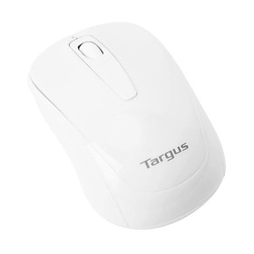 Chuột không dây Targus W600 White - USB 2.4GHz, thiết kế thuận 2 tay, phù hợp PC/ Laptop - Hàng chính hãng