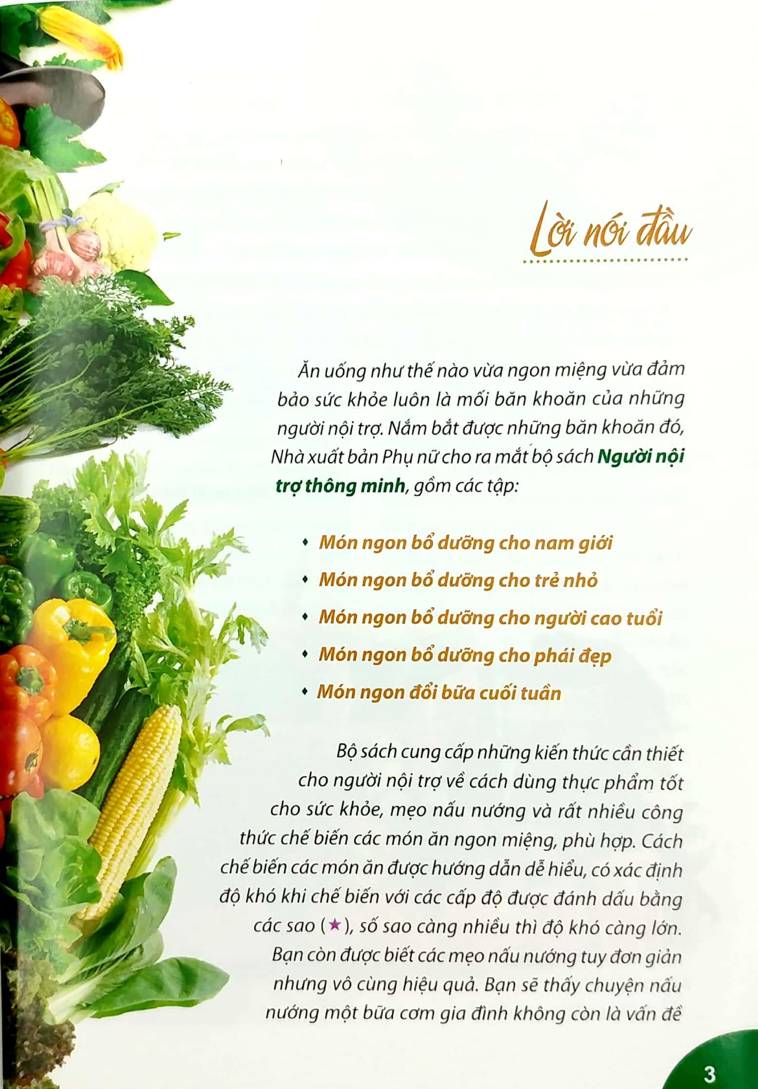 Người Nội Trợ Thông Minh - Món Ngon Bổ Dưỡng Cho Nam Giới