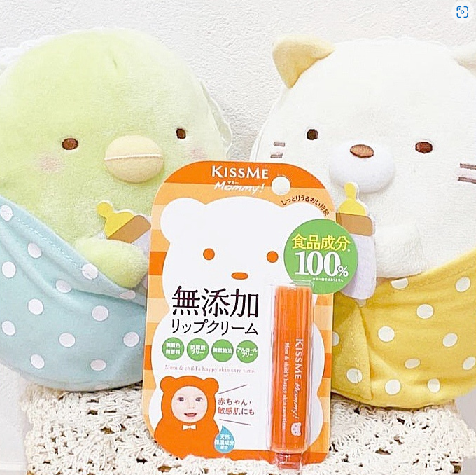 Kem Dưỡng Môi Cấp Ẩm Dành Cho Bé Từ 06 Tháng Tuổi Và Làn Da Nhạy Cảm Kissme Mommy Lip Cream N (2.5 G)