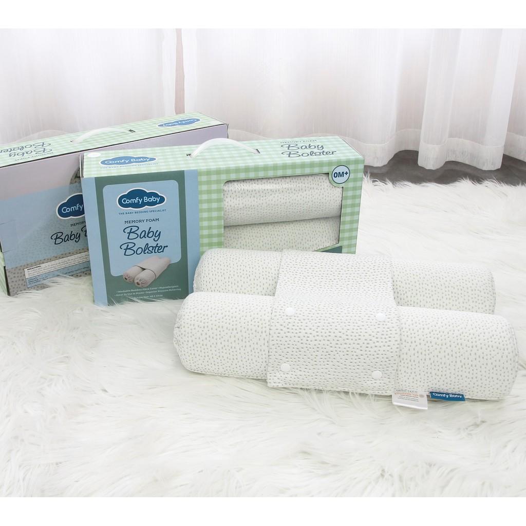Gối chặn cho bé vải sợi tre bamboo kháng khuẩn cho bé Comfybaby CFN02
