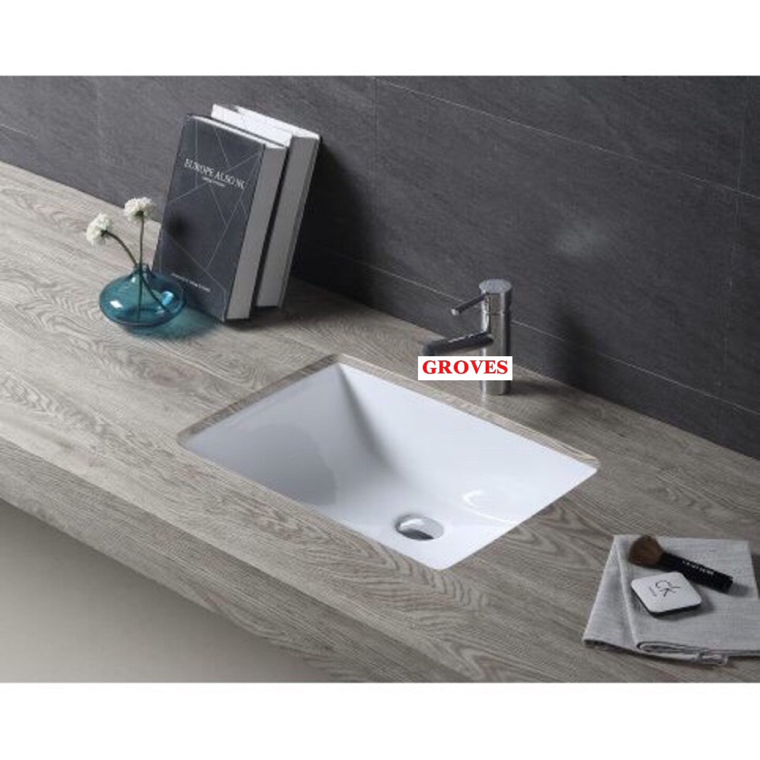 CHẬU RỬA MĂT, LAVABO ÂM BÀN NHẬP KHẨU GRVL 1803