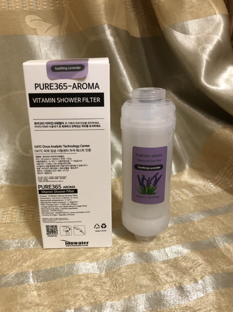 Lọc nước vòi sen Vitamin C ionwater PURE365-AROMA