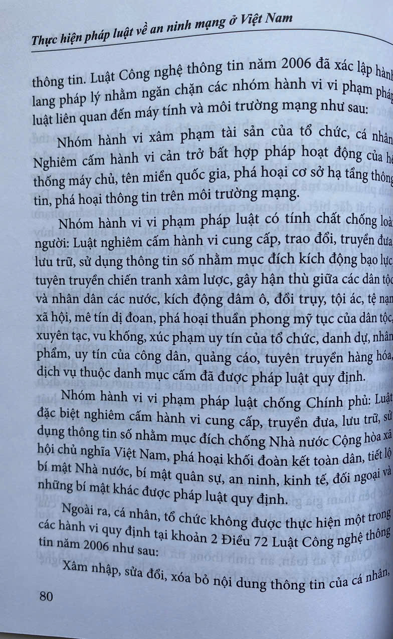 Thực Hiện Pháp Luật Về An Ninh Mạng Ở Việt Nam