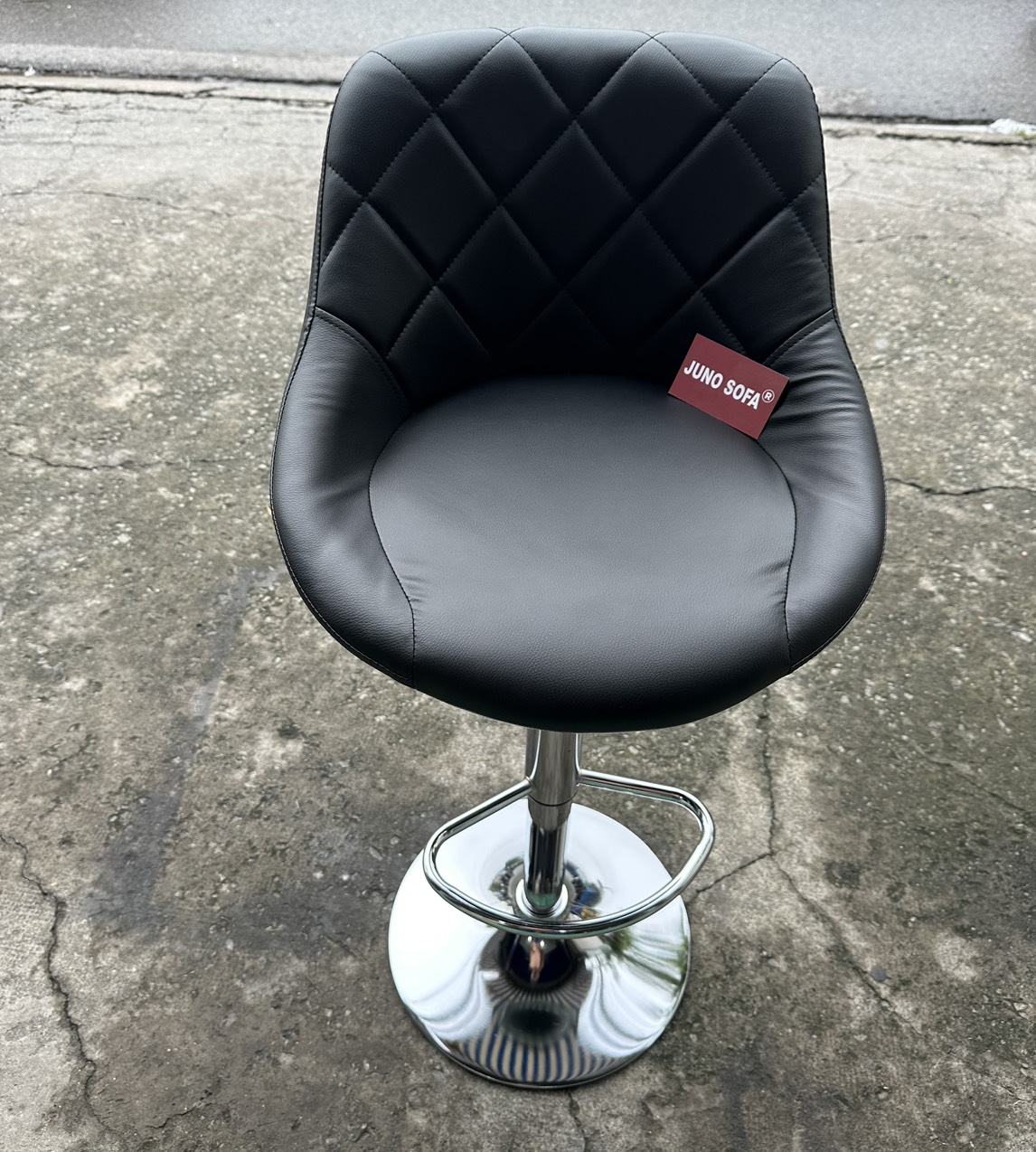 Ghế Bar Juno Sofa nệm da êm khung chân kim loại