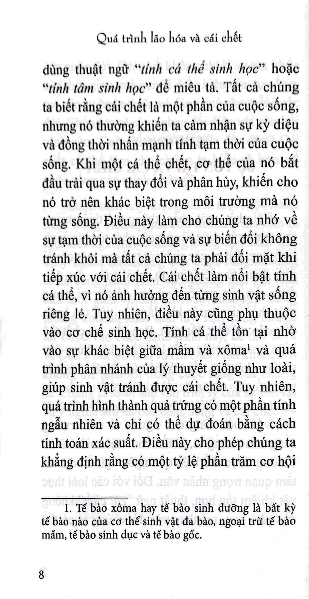 Quá Trình Lão Hóa Và Cái Chết