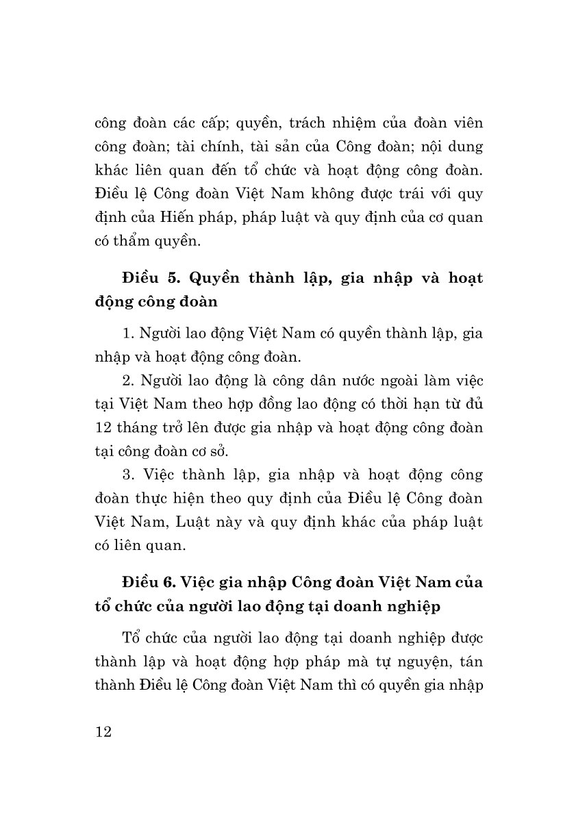 Luật công đoàn năm 2024 (sửa đổi, bổ sung năm 2025)