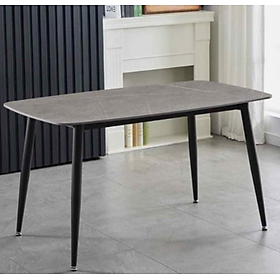 Bàn ăn mặt đá cẩm thạch Juno Sofa chân côn hiện đại 