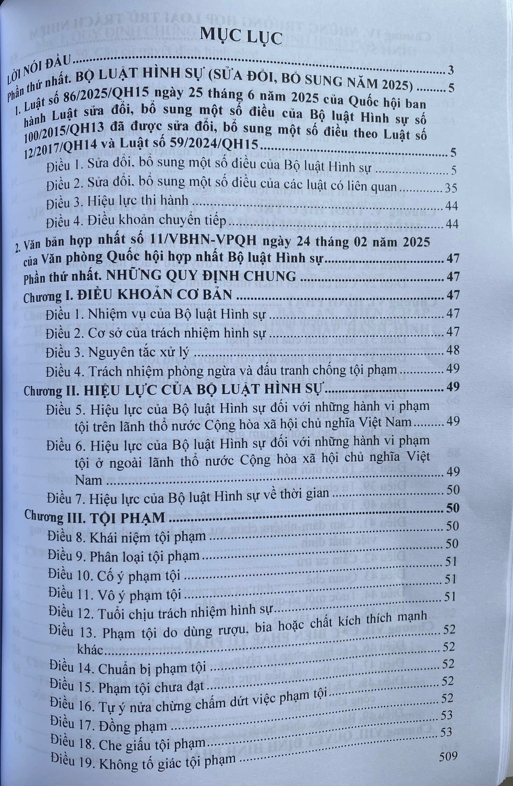 Bộ Luật Hình sự ( Sửa đổi, bổ sung năm 2025 ) - Bộ Luật Tố Tụng Hình Sự ( Sửa đổi, bổ sung năm 2025 )