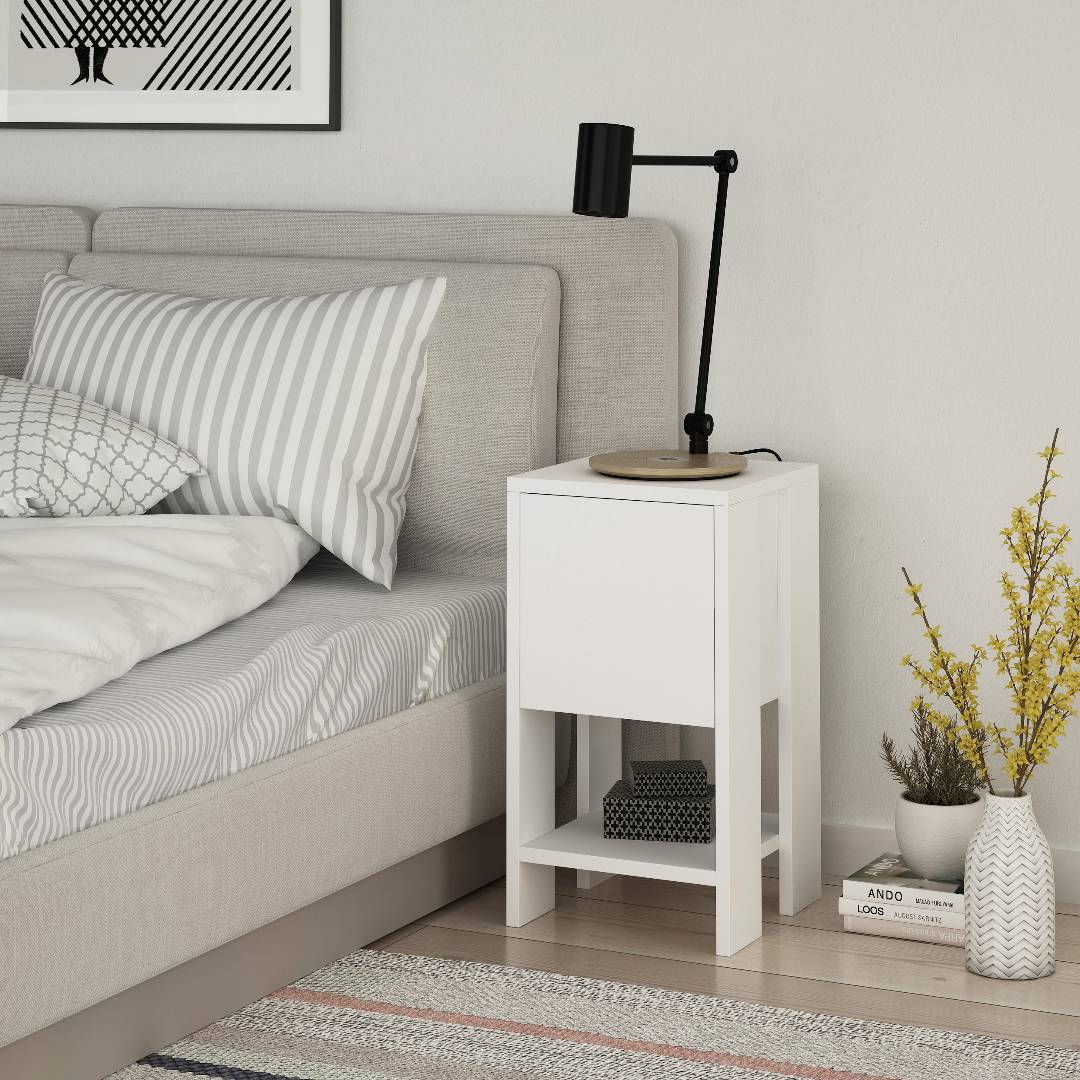 Tủ đầu giường decor sang trọng SMLIFE Natoma