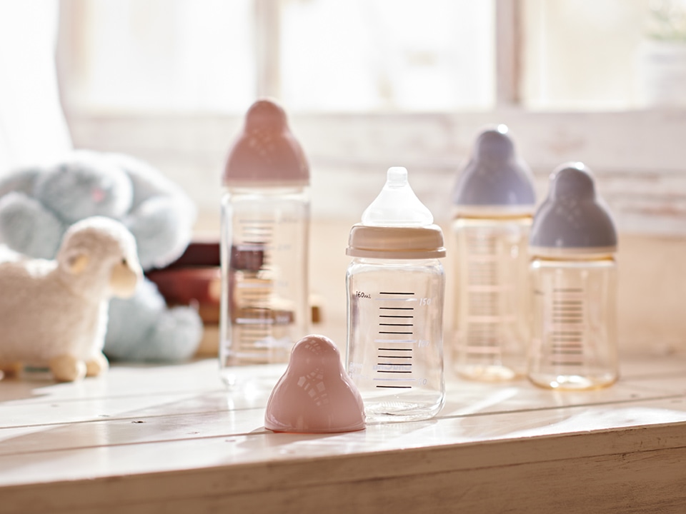 Bình sữa cổ rộng PPSU 240ML new với núm ty mềm Chuchu Baby