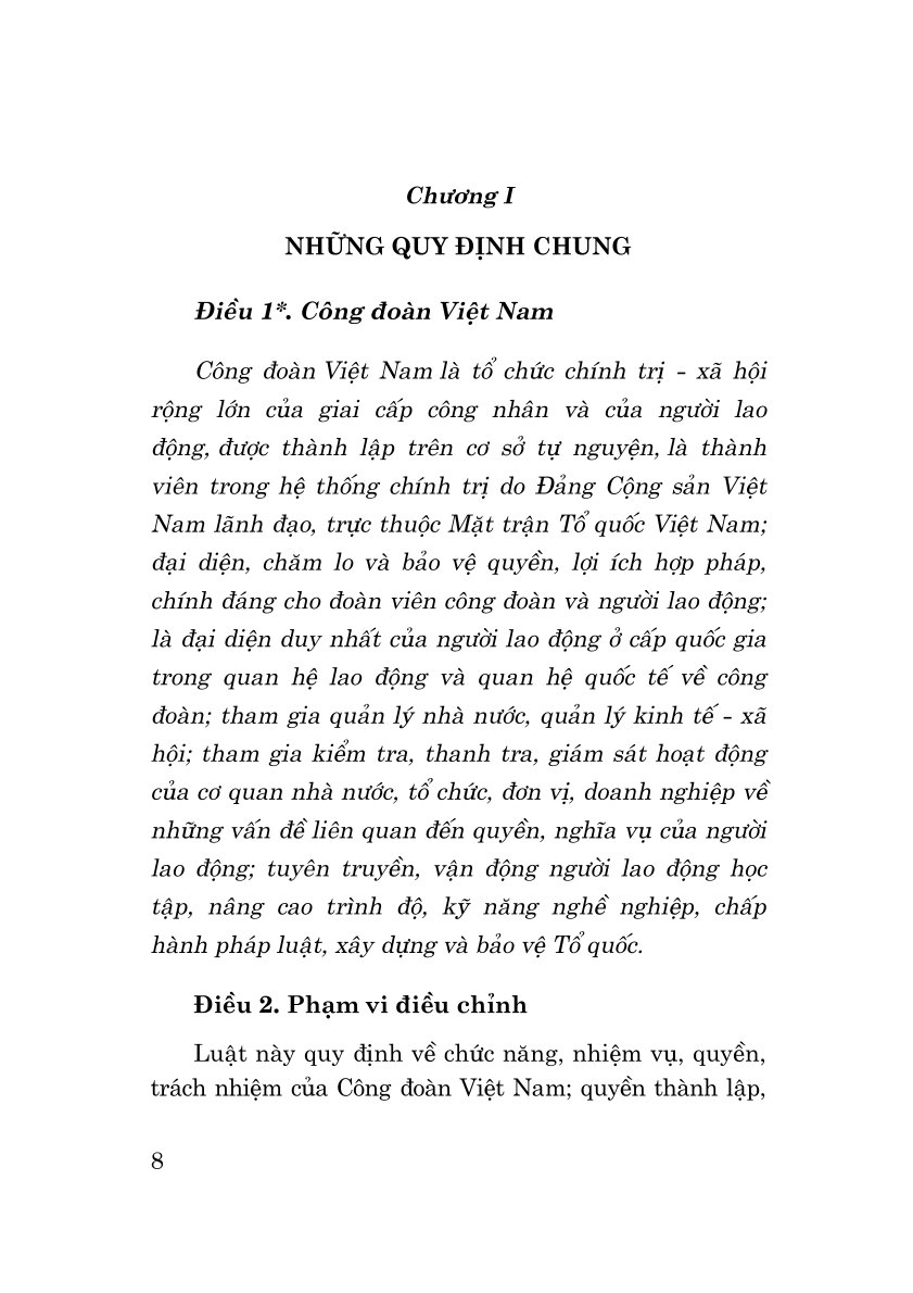Luật công đoàn năm 2024 (sửa đổi, bổ sung năm 2025)