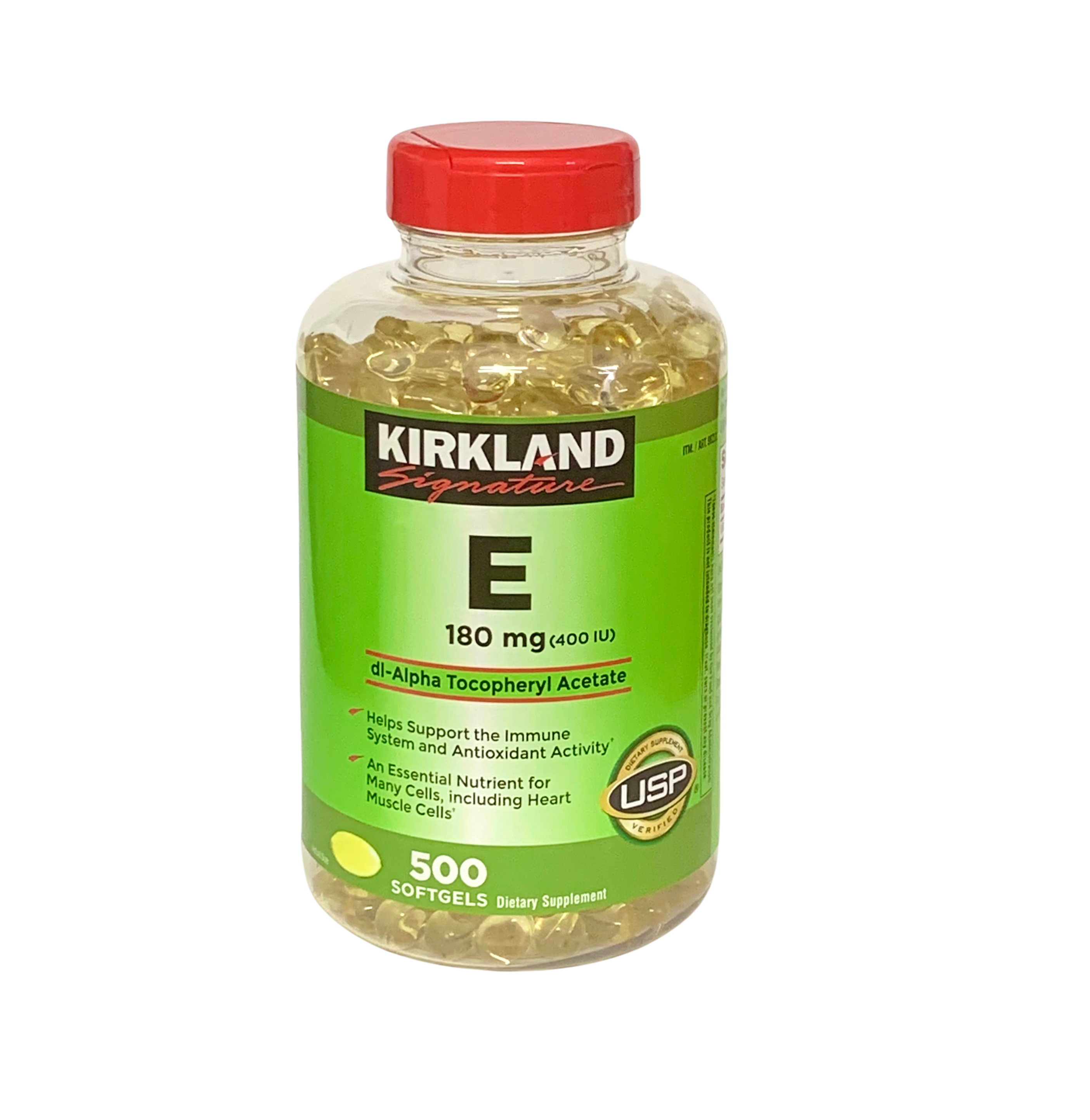 Viên uống bổ sung Vitamin E 400 IU - chai 500 viên, của Mỹ, làm đẹp da, chống lão hóa
