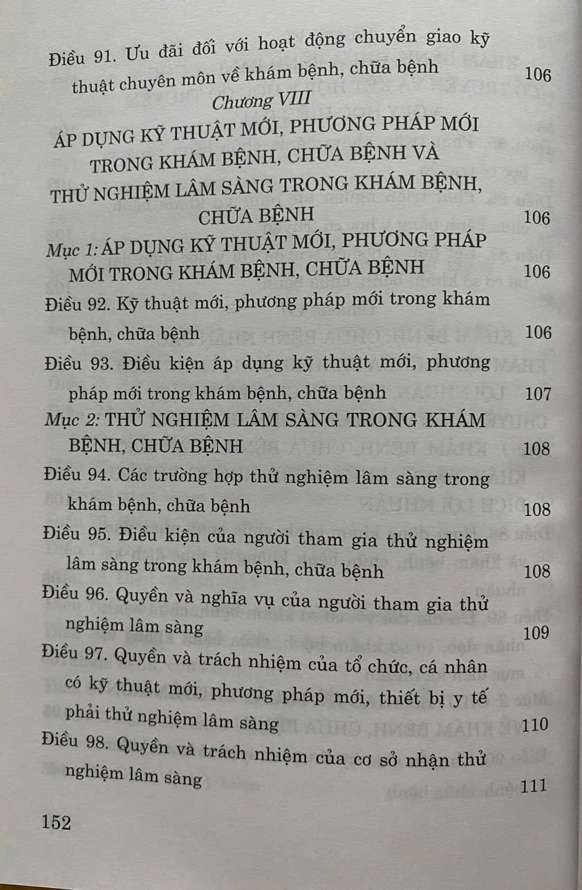 Luật Khám Bệnh, Chữa Bệnh
