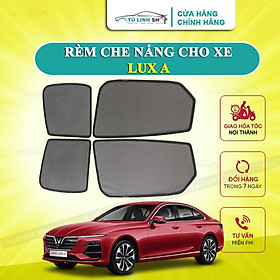 Rèm che nắng nam châm cho xe Vinfast Lux A, bộ 4 tấm cho 4 cửa, hàng loại 1 cao cấp nhất, vừa khít kính