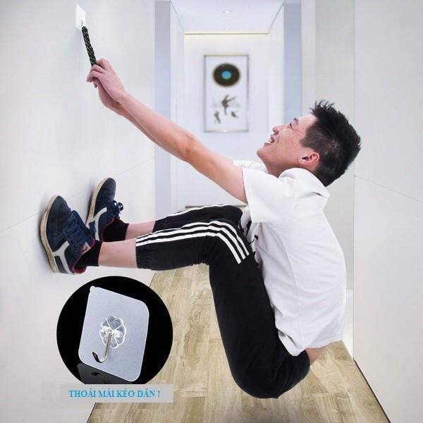 COMBO 10 MÓC TREO DÁN TƯỜNG TRONG SUỐT SIÊC CHẮC