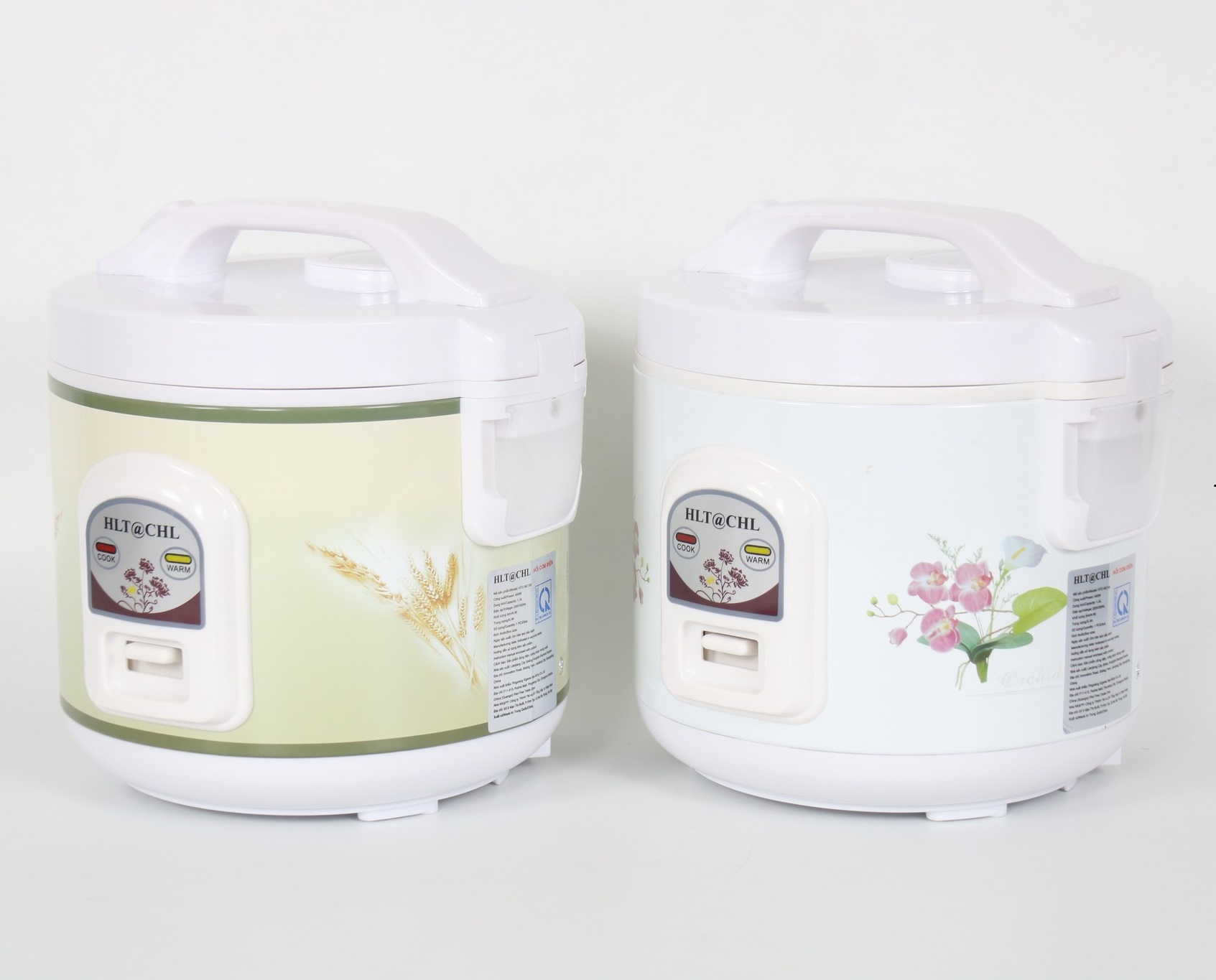 Nồi Cơm Điện Nắp Gài 1.8 Lít HLT@CHL HTC-NC188 - Màu Ngẫu Nhiên - Hàng Chính Hãng