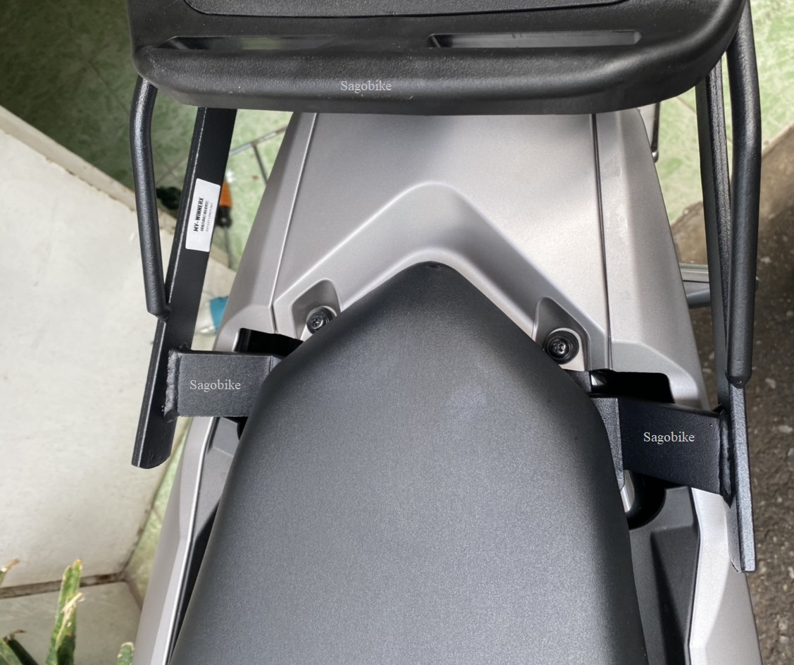 Thùng Givi B32B_ADV, baga givi lắp cho xe Winner X 2022, thùng gắn cho xe Winner X V3
