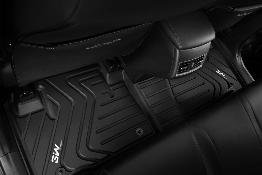 Thảm lót sàn xe ô tô LEXUS NX 2013- đến nay Nhãn hiệu Macsim 3W chất liệu nhựa TPE đúc khuôn cao cấp - màu đen